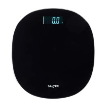 Salter SA00709BFEU12 Round Electronic Scale, Black