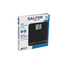 Salter 9075 BGFEU12 Max Electronic Bathroom Scale, Black / Gold