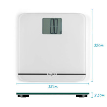 Salter 9075 WFEU12 Max Electronic Bathroom Scale, White