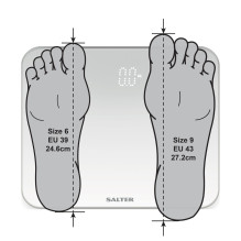 Salter 9204 BFEU12 Phantom Electronic Scale, Black