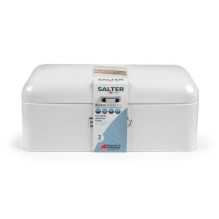 Salter BW14044EU7 Boston Bread Bin, Ice White