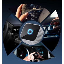 Belaidis CarPlay / Android Auto adapteris Ottocast Mini Cube sidabrinis CP88-T2