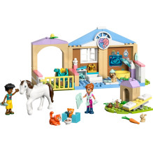 Žaislų rinkinys - LEGO FRIENDS 42696 Animal Vet Clinic (Lego, 141 dalys, 2 minifigūrėlės)