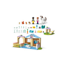 Žaislų rinkinys - LEGO FRIENDS 42696 Animal Vet Clinic (Lego, 141 dalys, 2 minifigūrėlės)