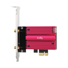 Tinklo Plokštė - Cudy WE9300S Tri-Band Wi-Fi 7 5765 Mbit / s Bluetooth 5.4 Tinklo Plokštė - Cudy WE9300S Tri-Band Wi-Fi 7 5765 Mbit / s Bluetooth 5.4