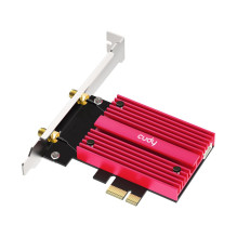 Tinklo Plokštė - Cudy WE9300S Tri-Band Wi-Fi 7 5765 Mbit / s Bluetooth 5.4 Tinklo Plokštė - Cudy WE9300S Tri-Band Wi-Fi 7 5765 Mbit / s Bluetooth 5.4