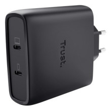 Maitinimo adapteris - Trust Maxo 100W 2-Port USB-C GaN įkroviklis, PD 3.0, PPS