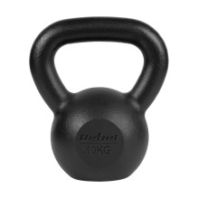 Fitneso įranga - REBEL ACTIVE Ketaus Kettlebell 10 kg Juodas Fitneso įranga - REBEL ACTIVE Ketaus Kettlebell 10 kg Juodas