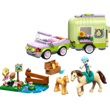 Žaislų Rinkinys - LEGO Friends 42695 Horse And Baby Foal Trailer 279 Pieces, 2 Minifigures, Ages 7+, Multicolor Žaislų Rinkinys - LEGO Friends 42695 Horse And Baby Foal Trailer 279 Pieces, 2 Minifigures, Ages 7+, Multicolor