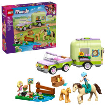 Žaislų Rinkinys - LEGO Friends 42695 Horse And Baby Foal Trailer 279 Pieces, 2 Minifigures, Ages 7+, Multicolor Žaislų Rinkinys - LEGO Friends 42695 Horse And Baby Foal Trailer 279 Pieces, 2 Minifigures, Ages 7+, Multicolor