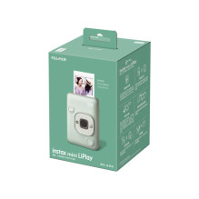 Hibridinė momentinė kamera - Fujifilm Instax Mini LiPlay Hibridinė Kamera ir Išmaniojo Telefono Spausdintuvas Matcha Žal