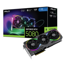 Grafikos plokštė - PNY GeForce RTX 5080 ARGB OC 16GB GDDR7 2775MHz