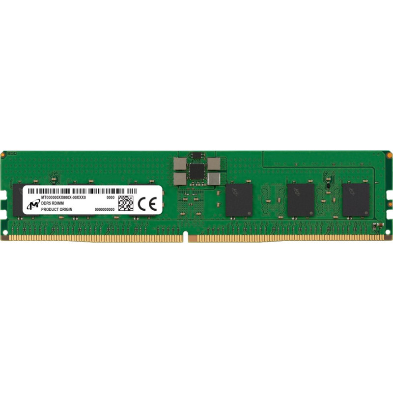 RAM Modulis - Micron 16GB DDR5-5600 ECC RDIMM CL46 1Rx8 1.1V