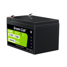 Battery - Green Cell LFPGC12V12AH 12.8V 12Ah Lithium Iron Phosphate