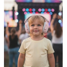 Momini kids noise-reducing earmuffs Milo Pink
