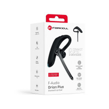 Wireless mono headset (ENC, Multipoint, BT 6.0 + EDR, 170mah) FORCELL Orion Plus black
