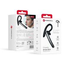 Wireless mono headset (ENC, Multipoint, BT 6.0 + EDR, 90mah) FORCELL Orion Slim black