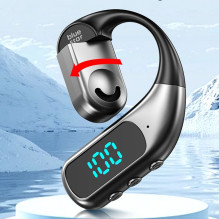 Wireless mono headset Blue Star Hook black