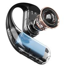Wireless mono headset Blue Star Hook black