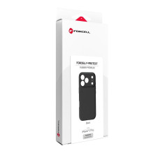 Case for iPhone 17 PRO Forcell F-Protect Rubber Premium compatible with MagSafe black