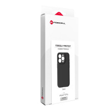 „iPhone 15 PRO Forcell F-Protect Rubber Premium“ dėklas, suderinamas su „MagSafe“, juodas „iPhone 15 PRO Forcell F-Protect Rubber Premium“ dėklas, suderinamas su „MagSafe“, juodas
