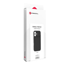 „iPhone 17 Forcell F-Protect Rubber Premium“ dėklas, suderinamas su „MagSafe“, juodas