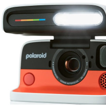 „Polaroid Flip“ 79 x 79 mm juoda, oranžinė, balta „Polaroid Flip“ 79 x 79 mm juoda, oranžinė, balta