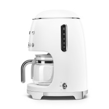 „Smeg“ 50-ųjų stiliaus lašelinis filtrinis kavos aparatas DCF02WHEU, baltas