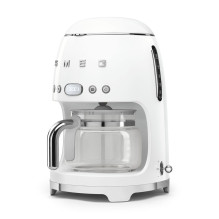 „Smeg“ 50-ųjų stiliaus lašelinis filtrinis kavos aparatas DCF02WHEU, baltas