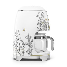 „Smeg“ 50-ųjų stiliaus lašelinis filtrinis kavos aparatas DCF02WHEU, baltas