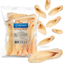 PETMEX White sheep ear Mono - dog treat - 10 pcs. PETMEX White sheep ear Mono - dog treat - 10 pcs.
