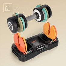 REBEL ACTIVE AUTOMATIC CAST IRON DUMBBELLS 2X10KG RBA2335 REBEL ACTIVE AUTOMATIC CAST IRON DUMBBELLS 2X10KG RBA2335