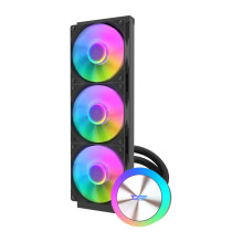 CPU Aušintuvas - Darkflash DG360 Skysčio Aušintuvas, 3x 120mm Ventiliatoriai, ARGB Apšvietimas, Juoda CPU Aušintuvas - Darkflash DG360 Skysčio Aušintuvas, 3x 120mm Ventiliatoriai, ARGB Apšvietimas, Juoda