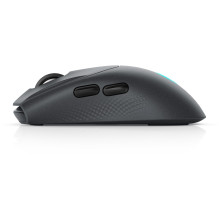Žaidimų Pelė - Dell Alienware AW720M, 26000 DPI, 8 Mygtukai, Iki 420 Valandų Baterijos Gyvavimo Trukmė, Dark Side of the