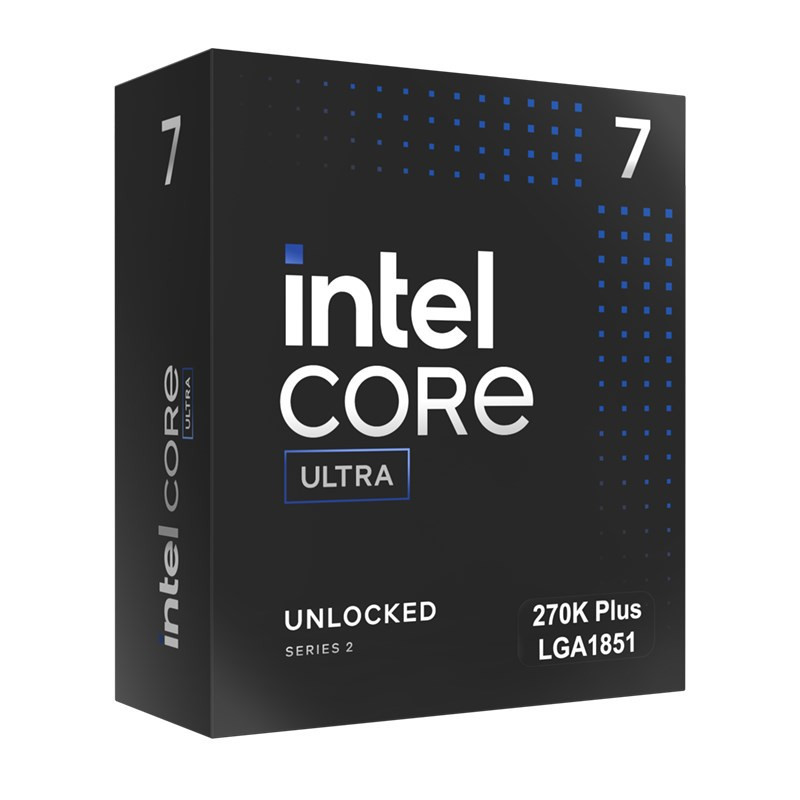 Procesorius - Intel Core™ Ultra 7 270K Plus 24-Branduolių 5.5 GHz 36 MB Smart Cache 256 GB DDR5 Juodas