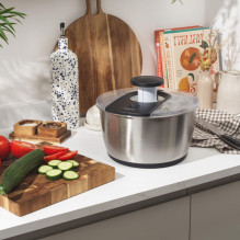 Salter BW14097 Salad Spinner 6L, Silver