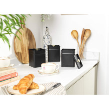 Salter BW14372 Alchemy 4-Piece Countertop Set, Black