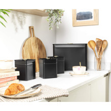Salter BW14372 Alchemy 4-Piece Countertop Set, Black