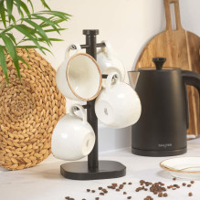 Salter BW14446 Kuro Mug Tree, Black