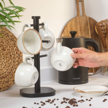 Salter BW14446 Kuro Mug Tree, Black