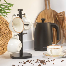 Salter BW14446 Kuro Mug Tree, Black