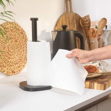 Salter BW14445 Kuro Kitchen Roll Holder, Black Salter BW14445 Kuro Kitchen Roll Holder, Black