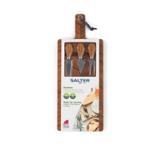 Salter BW14823 Bamboo Cheese Board, Bamboo Wood