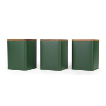 Salter BW12898G Toronto 3-Piece Canister Set, Green Salter BW12898G Toronto 3-Piece Canister Set, Green