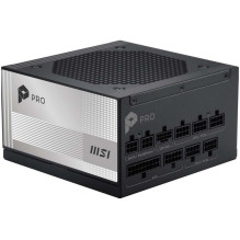 Maitinimo Šaltinis - MSI PRO A850PL 850W 80 PLUS Platinum Pilnai Modulinis Juodas Maitinimo Šaltinis - MSI PRO A850PL 850W 80 PLUS Platinum Pilnai Modulinis Juodas