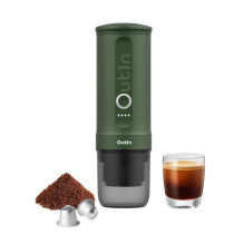 OUTIN OUTIN Nano Espresso Machine, model OTEM-01, color Forest Green OUTIN OUTIN Nano Espresso Machine, model OTEM-01, color Forest Green