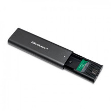 SSD Korpusas - Qoltec 50312 M.2 USB Type-C Juodas