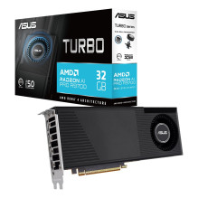 Vaizdo Plokštė - ASUS Turbo AI PRO R9700 32GB GDDR6, 7680 x 4320, 4 Ekranai, Juoda