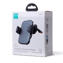 „Joyroom“ automobilio laikiklis su Qi belaidžiu indukciniu įkrovikliu, 15 W (suderinamas su „MagSafe“ ir „iPhone“), juod