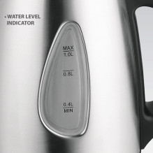 Elektros virdulys - Maestro MR-029NEW 1L 1600W Nerūdijančio plieno